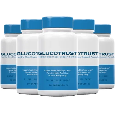 Six bottle GlucoTrust package